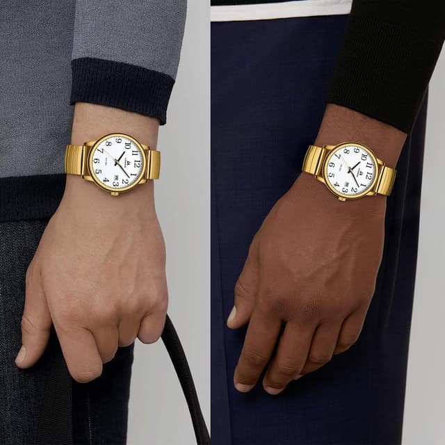 Detalle 1 de Herren Analog Quarzuhr 38 mm wasserdicht