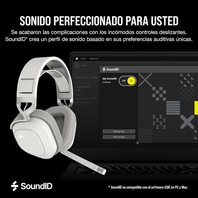 Thumbnail 6 de Corsair HS80 MAX Wireless: Auriculares Gaming Multiplataforma