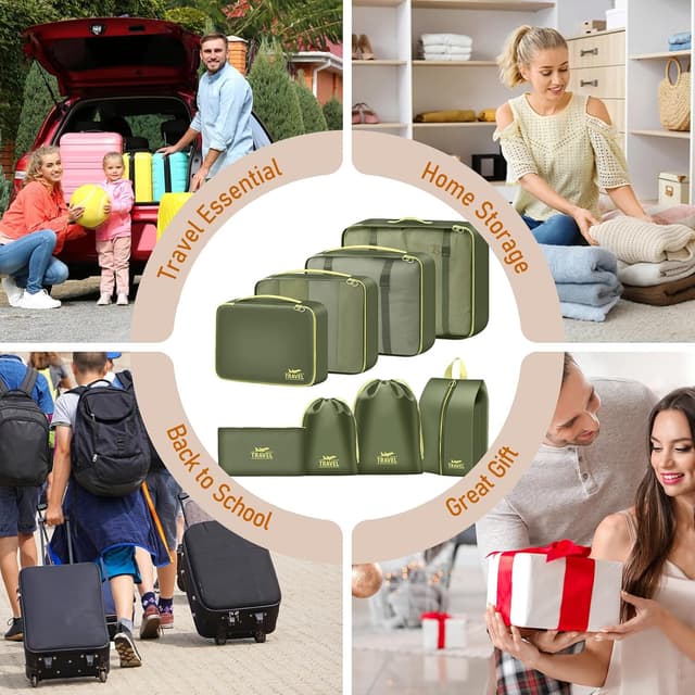 Thumbnail 5 de MOFELON Koffer Organizer 8 Stück