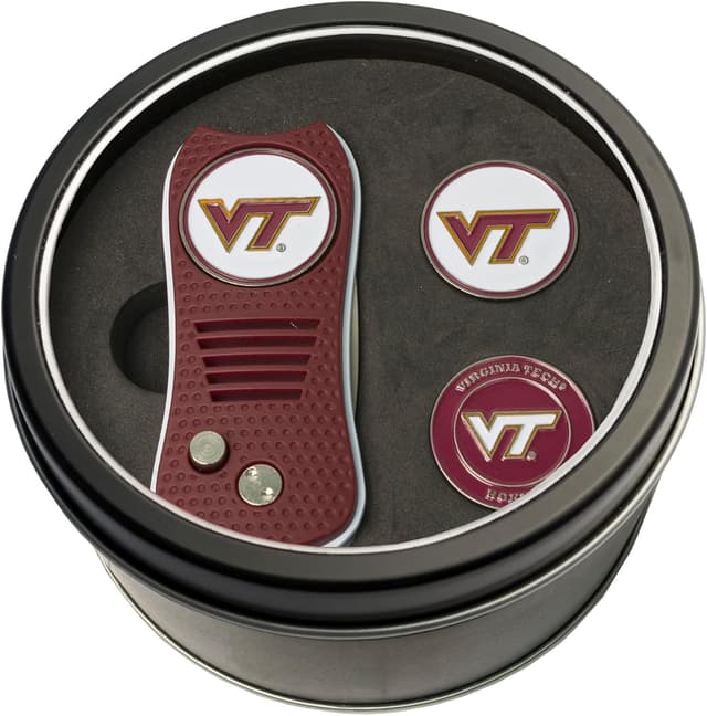Detalle de Team Golf NCAA Adult-Unisex Tin Gift Set with Retractable Divot Tool and 2 Ball Markers