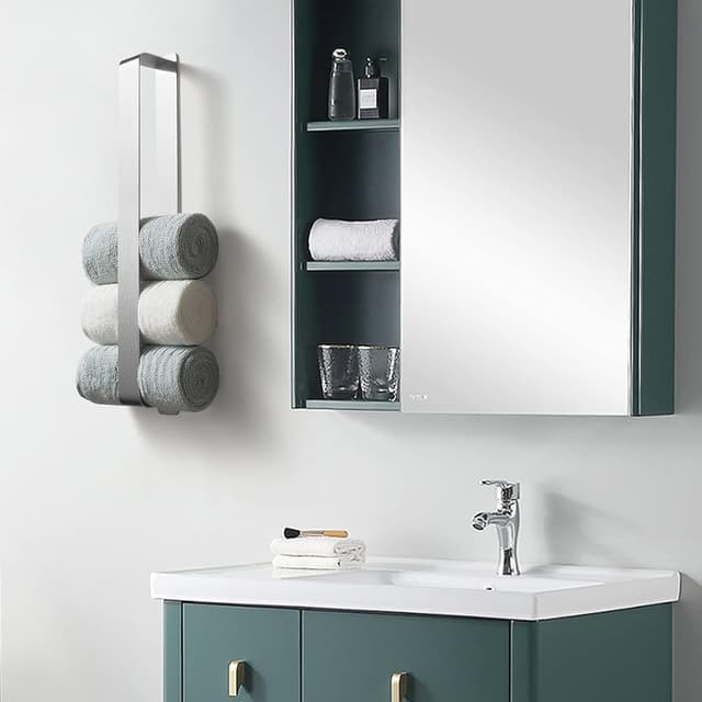 Detalle 2 de Handtuchhalter ohne Bohren 42 cm Edelstahl