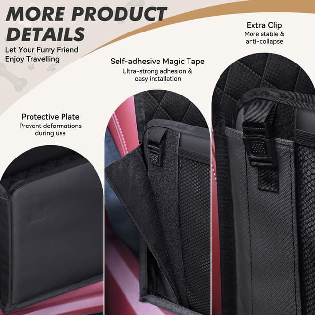 Thumbnail 2 de Looxmeer Hunde Autositz Extra Stabiler 600D