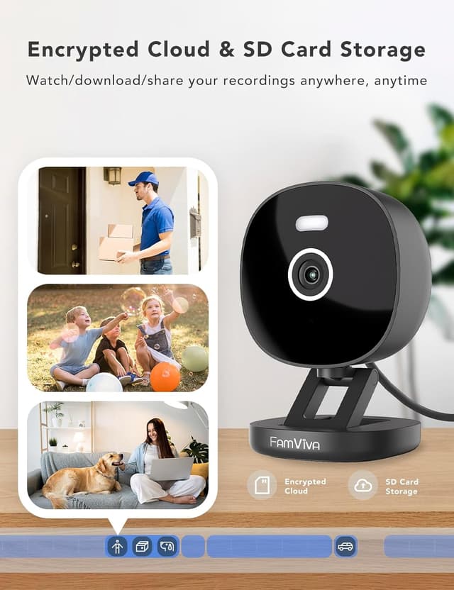 Thumbnail 4 de FAMVIVA 2K Security Camera — Wired outdoor/indoor
