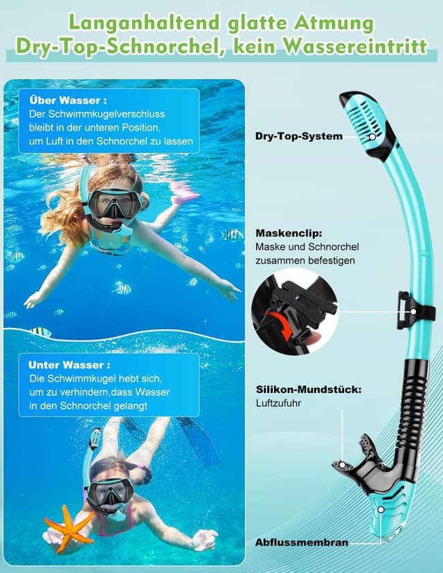 Thumbnail 3 de Hydomi Schnorchelset 180° Panorama