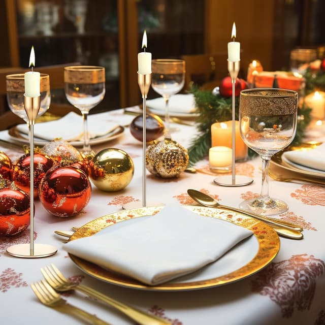 Thumbnail 5 de Pink Gold Candle Holders Set of 12 — Taper Holders 🕯