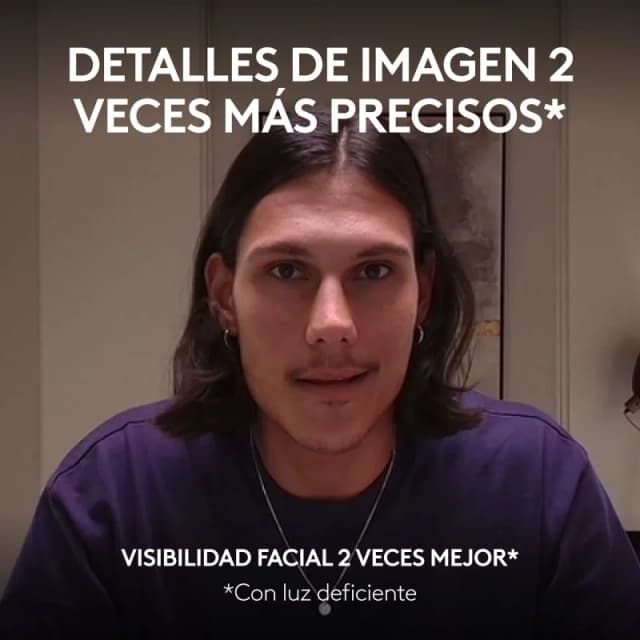 Detalle 2 de Logitech MX Brio Webcam 4K para streaming y colaboración