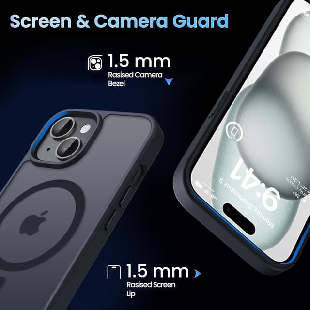 Detalle 2 de iPhone 15 Hülle mit Kameraschutz 12-Fuß