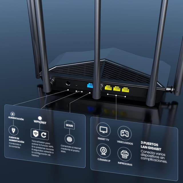 Thumbnail 5 de Tenda RX27 Pro: Router WiFi 6E Tri-Band 🚀