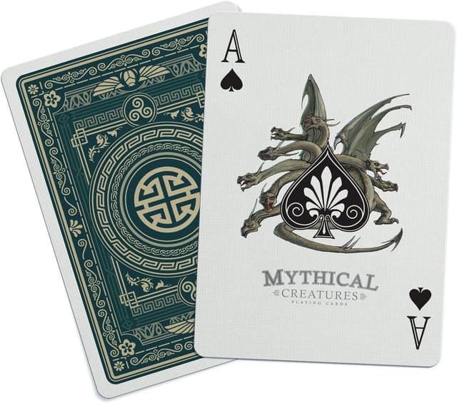 Detalle de GENT SUPPLY CO. Bicycle Mythical Creatures Playing Cards