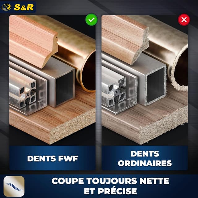 Thumbnail 3 de S&R Lame Scie Circulaire 165 x 20 mm 60 dents