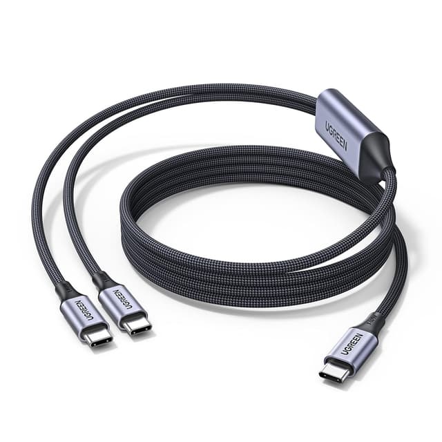 Imagen de UGREEN 2-in-1 USB C Dual 140W 2m cable en OfertitasTOP