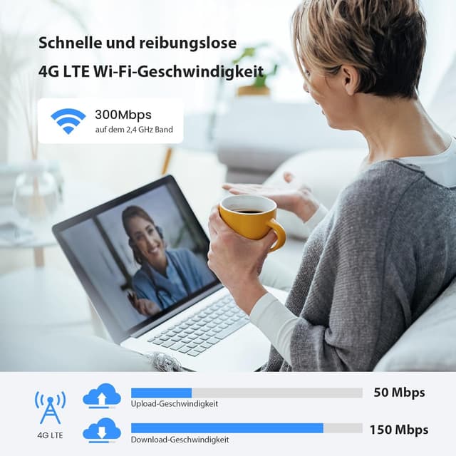 Thumbnail 2 de Tenda 4G03 Pro LTE Router 150 Mbit/s