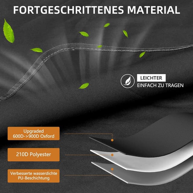 Detalle de Vepazony Kofferraumschutz Hund Universal 185x105 cm – wasserabweisende, kratzfeste Schutzmatte für Auto, SUV