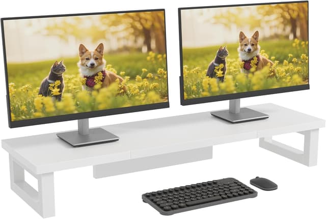 Detalle de OYRREU Bildschirmerhöhung 12,5 cm für 2 Monitore 🖥