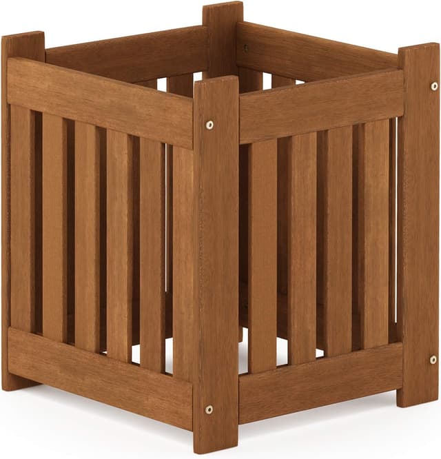 Detalle 1 de Furinno Tioman fioriera in legno duro