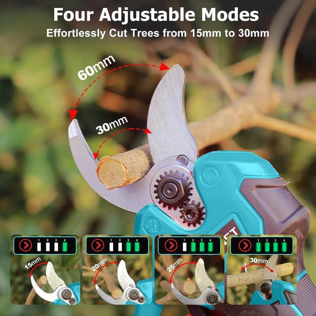 Thumbnail 1 de BETENST Tijeras de Podar 21V 2 baterías