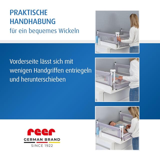 Detalle 2 de Reer Wickeltisch-Absturzsicherung U-Form, 10 kg