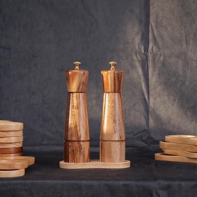 Detalle 2 de DeroTeno Salz Pfeffermühlenset 22 cm