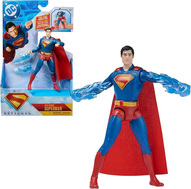 Detalle de SUPERMAN MOVIE 15 cm figura de acción con 2 accesorios