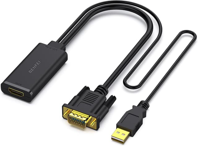 Detalle de Benfei VGA zu HDMI Adapter 1080p