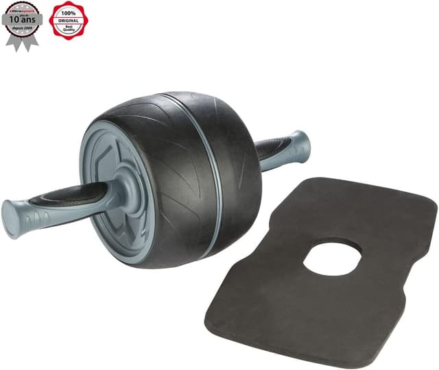 Detalle 2 de Ultrasport Premium Ab Trainer AB : ab roller compact pour abdominaux, avec tapis pour les genoux
