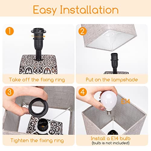 Thumbnail 5 de Aigostar 197056 Lámpara de Mesa E14 🏠