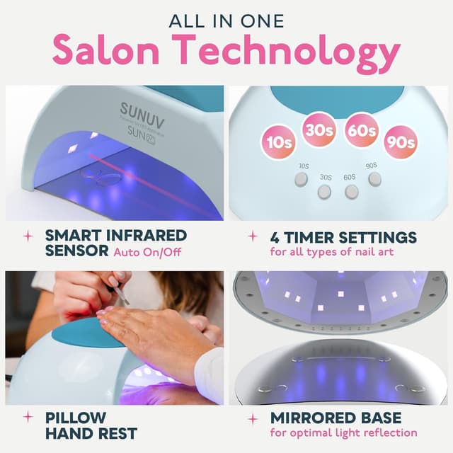 Thumbnail 1 de SUNUV SUN2C UV LED Nageltrockner 33LEDs