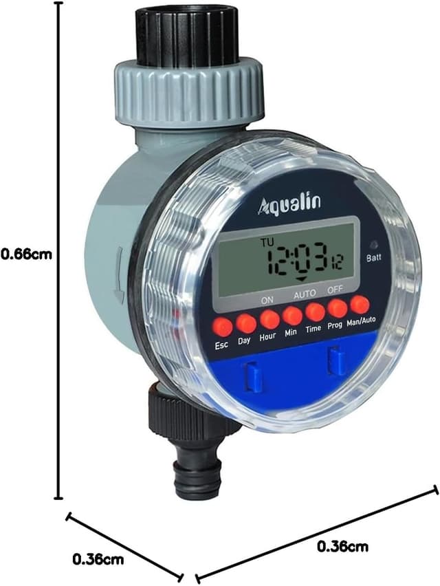 Thumbnail 6 de Aqualin Electronic Water Timer Garden Irrigation Controller (Waterproof Watering Computer)