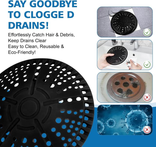 Thumbnail 3 de ZOOY 5.5 Inch Shower Hair Drain Cover ⚙