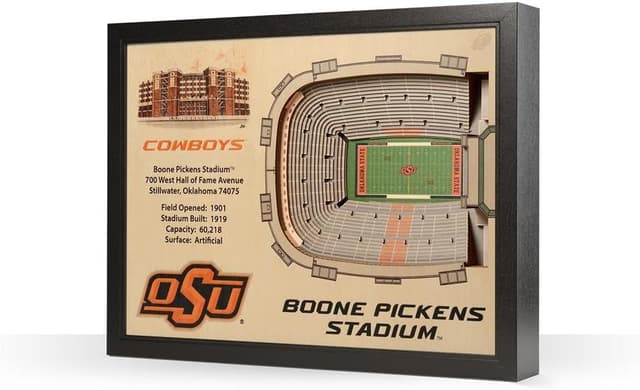 Detalle de YouTheFan NCAA 25-Layer StadiumView Wall Art (25.5 x 19.5 in)