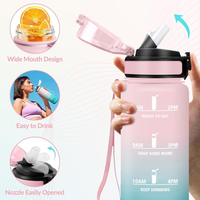 Detalle 2 de Mulbijeo Gourde 1L avec paille