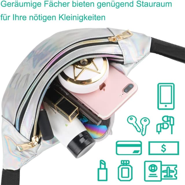 Detalle de TBoonor Bauchtasche 80–116 cm