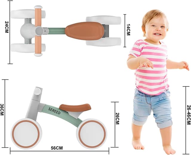 Detalle 2 de SEREED Bicicleta de equilibrio para bebé 1 año