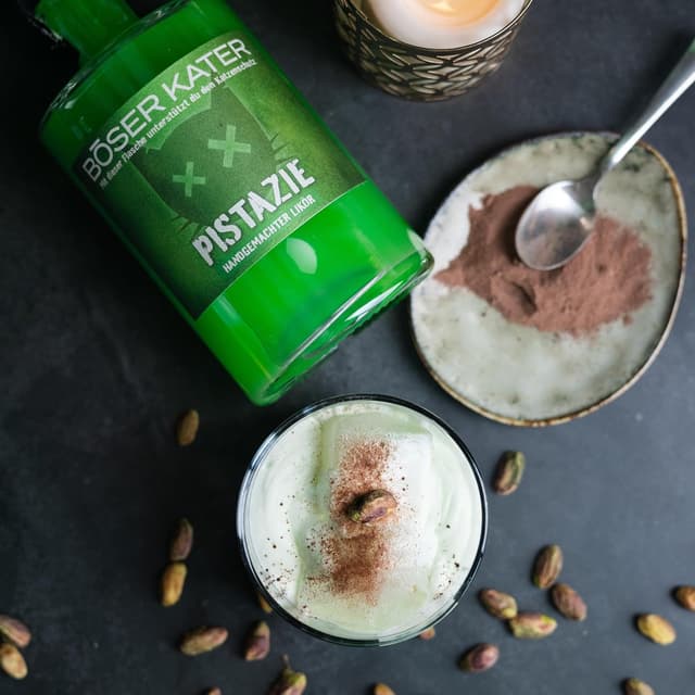 Thumbnail 4 de BÖSER KATER Pistazien Likör Geschenkset 0,5 l