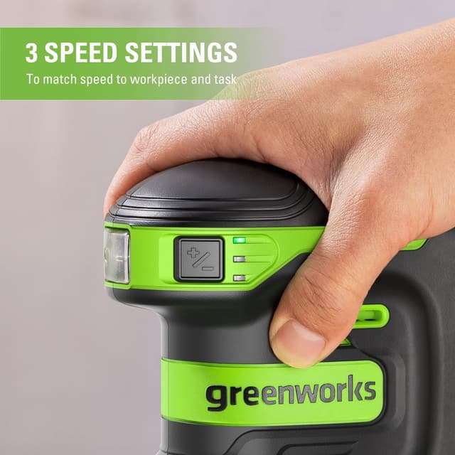 Detalle 2 de Greenworks Orbital Sander 24V 5 pouces