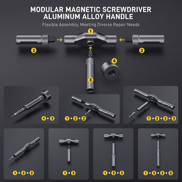 Detalle de MrToNo 74 in 1 magnetic screwdriver set