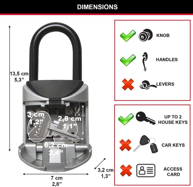 Thumbnail 5 de Master Lock 5406EURD caja fuerte llaves XS