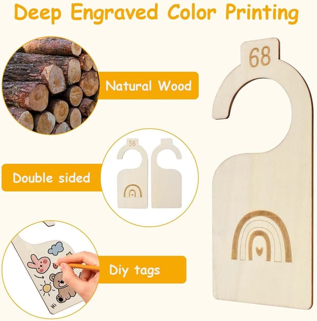 Detalle 2 de Baby-Kleiderschrank-Trennwände 10 Stück