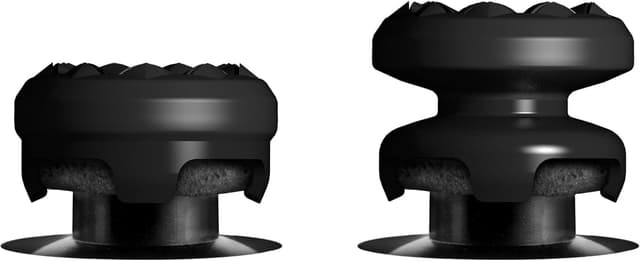 Detalle de KontrolFreek FPS Freek Galaxy Black thumbsticks for PS5 & PS4 (1 high-rise, 1 mid-rise) in Black