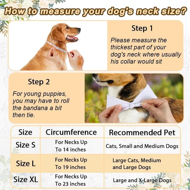 Thumbnail 3 de SZEE Dog Wedding Bandanas 2 Pack