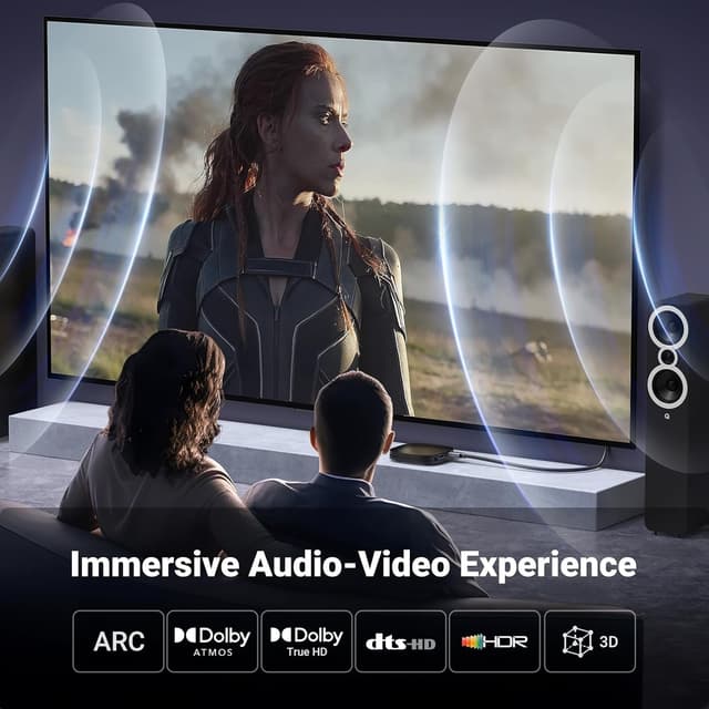 Detalle 2 de UGREEN HDMI 2.0 Cable (2m) for 4K@60Hz, ARC, HDR and Dolby Atmos support