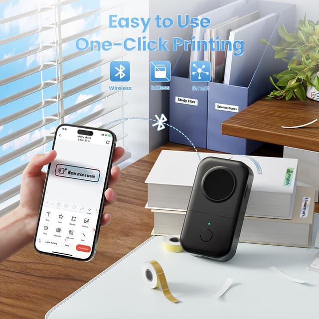 Detalle 2 de Phomemo D30 label printer 2026