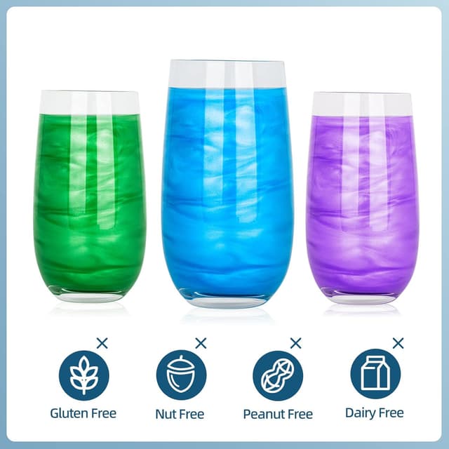 Detalle de Essbarer Glitzer in Gold (10 g) – Glitzerstaub für Torten, Süßigkeiten & Getränke