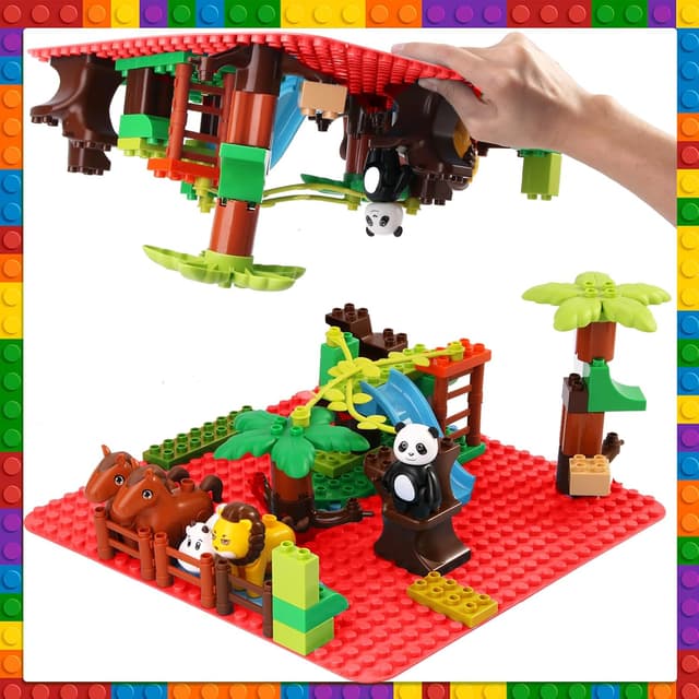 Detalle de große Platte 38 x 38 cm kompatibel mit Duplo