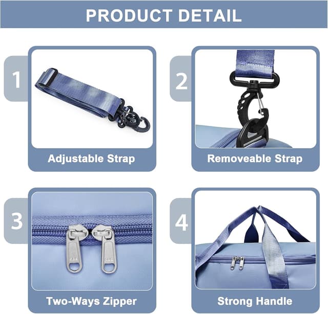 Thumbnail 5 de Small Gym Bag for Women carry-on duffel