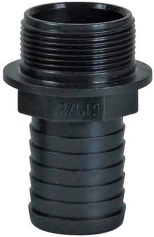 Detalle de RIBILAND prrac112 X 40 Hose Barb Male Connector (fluted plastic) for pool pump hoses