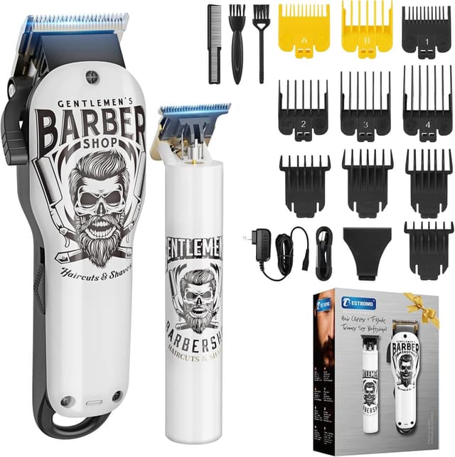 Detalle de BESTBOMG Y4+T9 tagliacapelli 2000mAh ✂