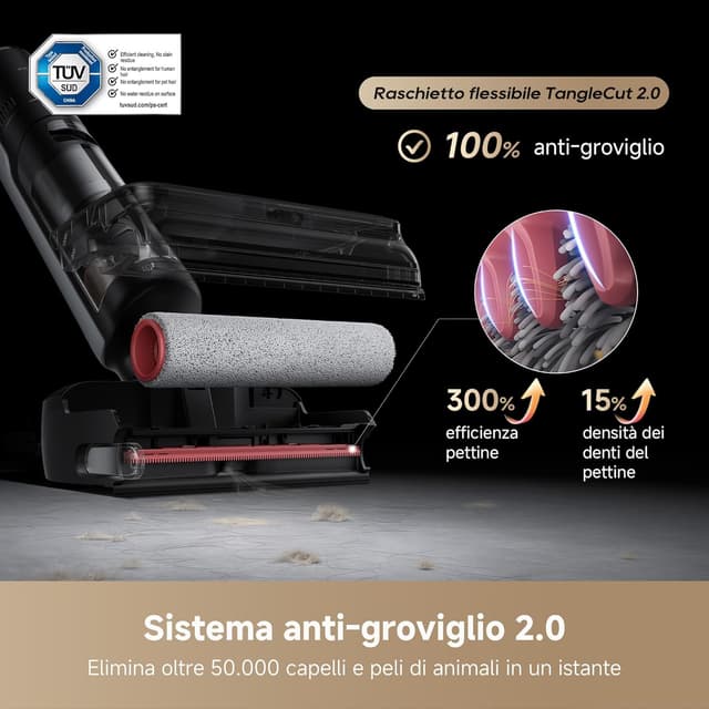 Thumbnail 5 de DREAME H15 Pro FoamWash aspirapolvere lavapavimenti 500 ml