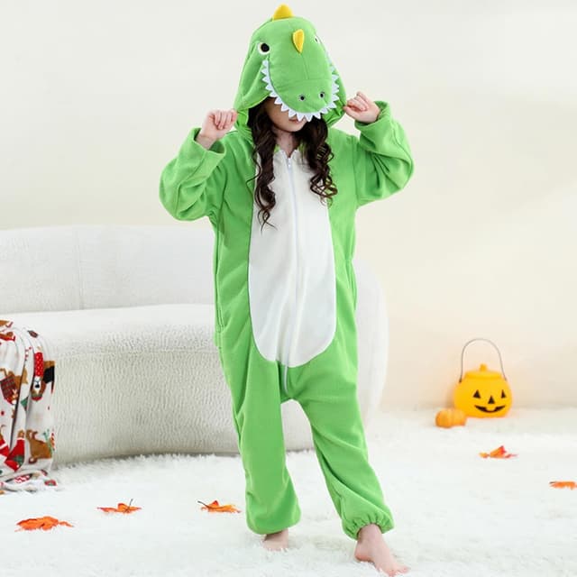 Detalle de CarRivb Dino Onesie Hoodie Pyjamas Kinder