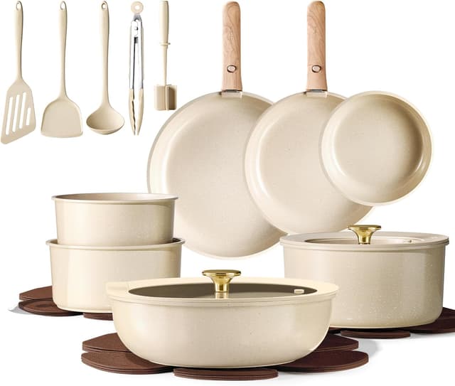 Detalle de Carote 22pcs Ceramic Cookware Set